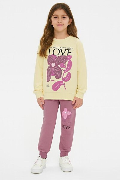 ÖRZİKİDS Seasonal Lowe Printed 2-String Tracksuit Set 3-10 Years Old