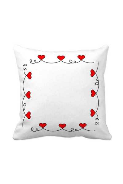 Generic Brand Ribbon Heart Pattern Gift Sublimation Pillowcases Ask the Salesman for It