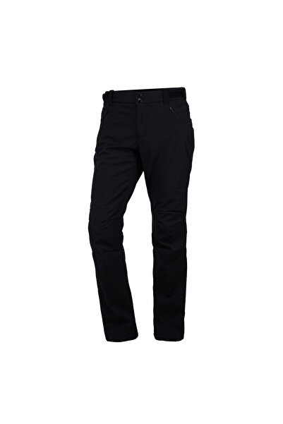 NORTHFINDER Pantaloni softshell elastici pentru bărbați, 3L, ALDORA, negru-negru