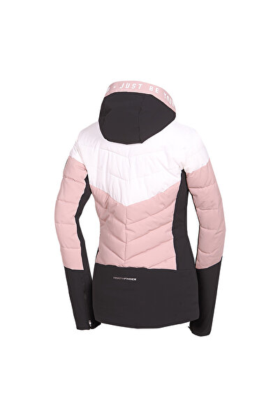 NORTHFINDER Women's quilted insulated ski jacket NANETTE rose