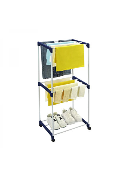 Rovitech Portable towel dryer with shoe rack, 3 levels