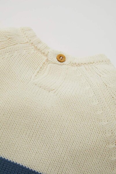 DeFacto Baby Boy Color Block Crew Neck Knitwear Sweater (25 Au)