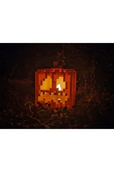 FLEXIS WE MAKE IT POSSIBLE FOR YOU Halloween Temalı Minecraft Küp Kabak Figür...