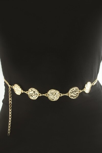 Generic Brand Round Metal Chain Belt