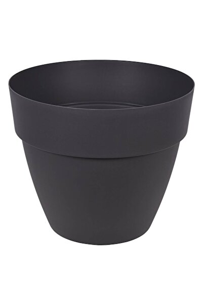 ANTBRO Ghiveci de flori din plastic antracit, 40x33.5cm, capacitate 29L, sist...