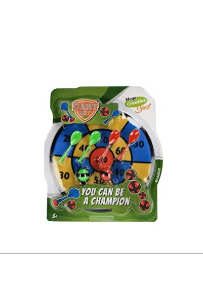 OEM Joc interactiv pentru copii, darts cu velcro, 4 săgeți și 2 mingi, multicolor, 3+