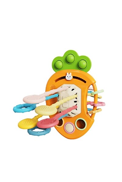 OEM Jucărie senzorială în formă de morcov pentru bebeluși, dezvoltare a abili...