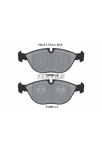 TEXTAR Set Placute Frana Frana Disc Alpina Roadster V8 Audi A4 B5/A8 D2/Tt