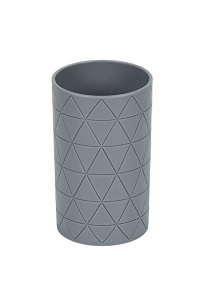 SHOPIENS Suport Periuțe de Dinți, Model Triunghiular, Culoare Gri, Material P...