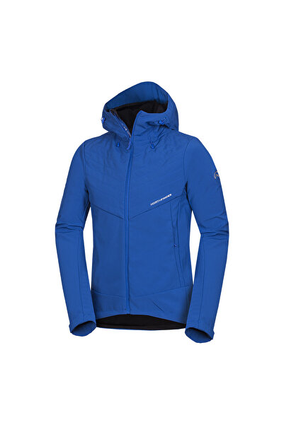 NORTHFINDER Geacă softshell izolată pentru bărbați MARQUIS albastru-negru
