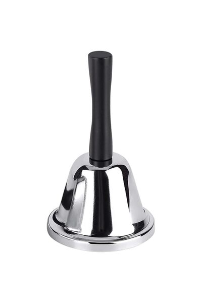 Generic Loud Hand Bell, Silver Steel Hand Bells for Adults, Dinner Bells for ...