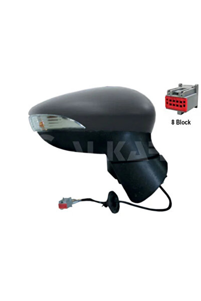 Alkar Дясно външно огледало Ford Fiesta 6/Fiesta Sedan