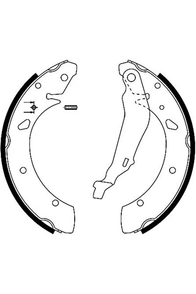 TEXTAR Set Saboti Frana Honda Accord 6 1998-2002