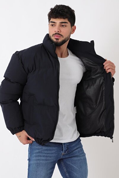 Stilkombin ψηλός λαιμός oversized Φουσκωτό χειμωνιάτικο παλτό Bomber PLDP 3018_50465