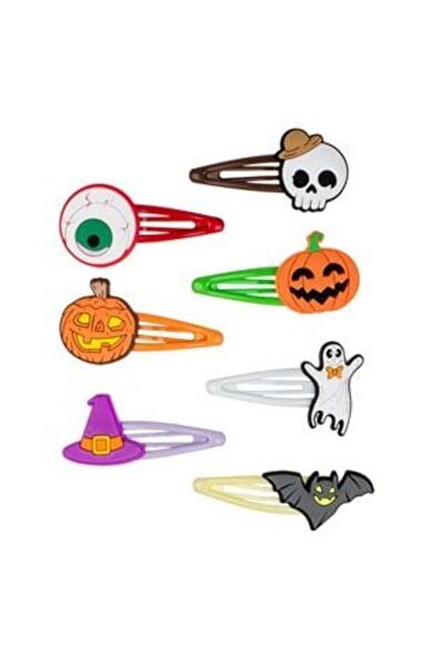 Jumbo Set agrafe colorate cu diverse modele de cauciuc 6 cm - 7 buc