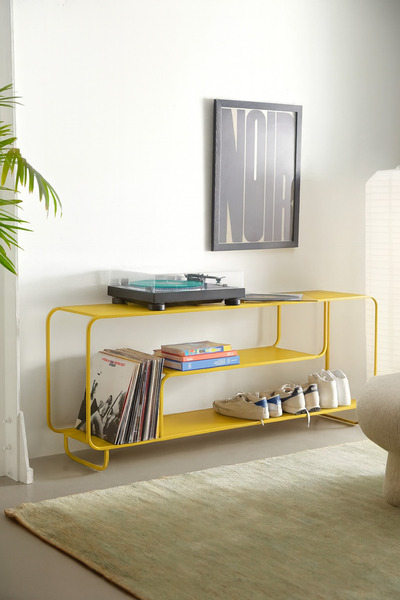 Maye Haus Alana C Konsol, Modern Konsol, Metal Konsol, 3 Katlı Konsol, Iskand...