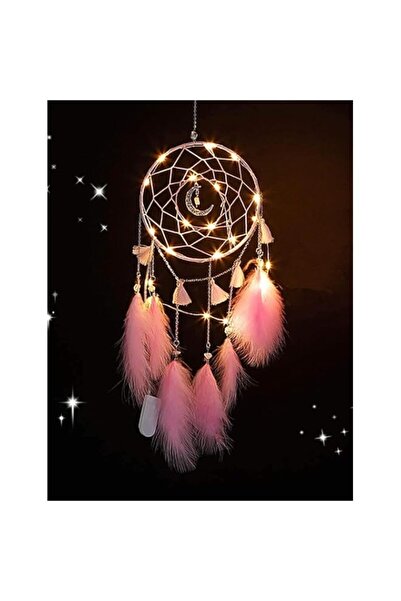 Generic NALACAL Pink Dream Catcher for Nursery Decor, Handmade Feather Dream ...