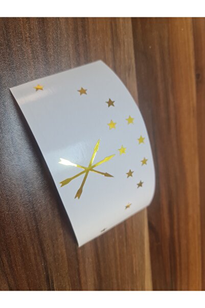 TSC Gold Renk 2 adet Ufak Boy Adige çerkes bayrağı araba oto çerkez sticker 14CM