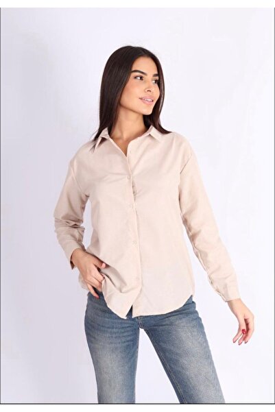 PRADIER KADIN GÖMLEK RELAX FİT RAHAT KESİM