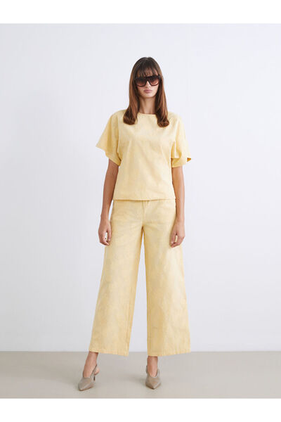 LC Waikiki Quality Pieces from Çelebi Store: Embroidered Wide-Leg Women's Pan...