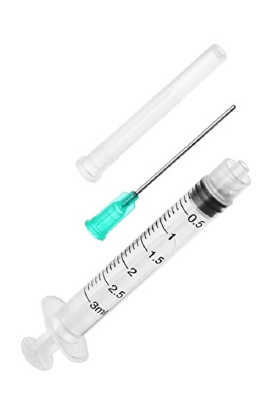 Kinmed حقن طبية سعة 3مل للإستخدام مرة واحدة محكمة الغلق بشكل فردي من 100 قطعة