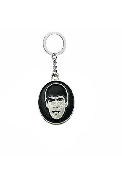 Yuchicly سلسلة مفاتيح ريترو بورتري ميدالون للنساء والرجال - تصميم عصري لا يتأ...