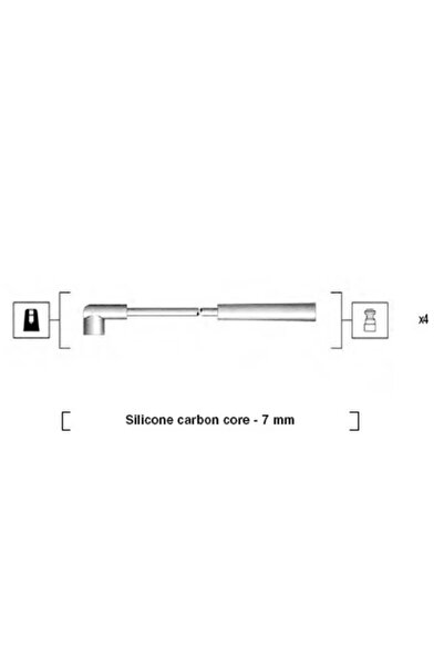 MAGNETI MARELLI Set Cablaj Aprinder Hyundai Accent 1/Accent 2/Accent Limuzina