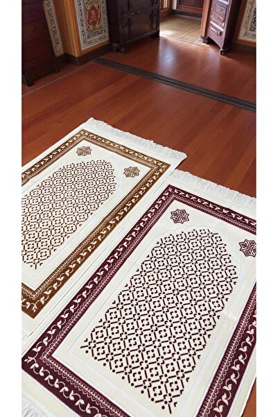 RAVZA HOMEE Special Double Prayer Rug for Marriage & Dowry