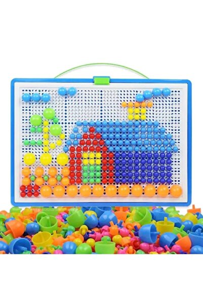 OEM Joc creativ si interactiv cu piuneze din plastic pentru copii, Creative M...