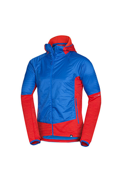 NORTHFINDER Jachetă hibridă pentru bărbați cu izolație activă CERVINO roșu-al...