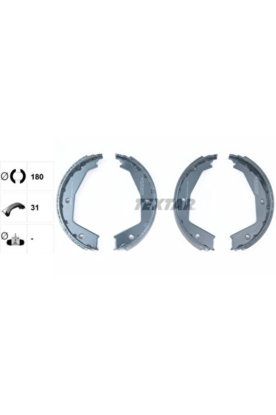 TEXTAR Set Saboti Frana Frana De Mana Citroen Evasion Van/Evasion Microbus Fi...