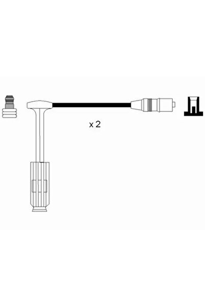 NGK Ignition Wiring Set Mercedes-Benz 5-Class/C-Class/Clk Ssangyong Musso