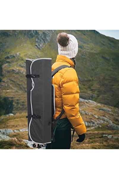 Generic Folding camping chair with canopy, full sun protection, side stand, cup holder, 127cm height, blue