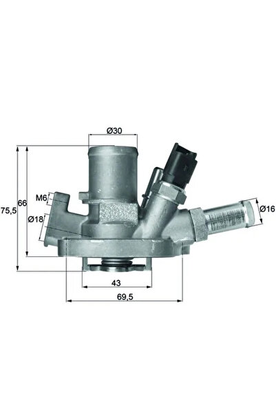 MAHLE Termostat Lichid Racire Abarth 500 / 595 / 695/500C / 595C / 695C/Punto...