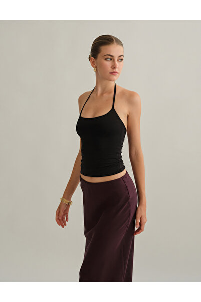 Baluxe Halter Neck Cotton Halter Top Blouse