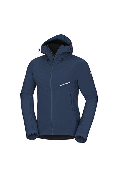 NORTHFINDER Geacă softshell izolată pentru bărbați MARQUIS albastru închis