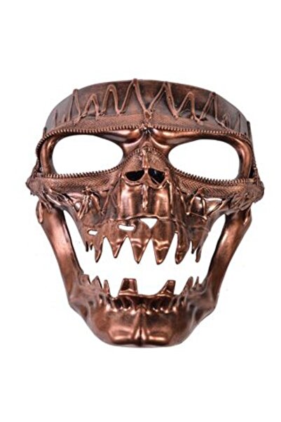 Jumbo Bronze Skull Mask Sipper