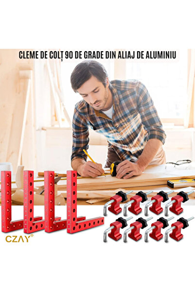 CZAY Right Angle Corner Clamp, 90 Degree Interior or Exterior Clamp, Carpentry