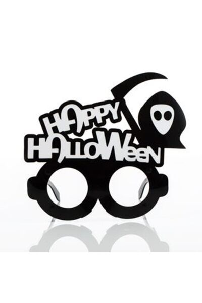 Silver Star Ochelari de deghizare pentru petrecere, Halloween, PVC, negri