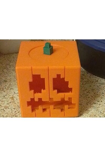 FLEXIS WE MAKE IT POSSIBLE FOR YOU Halloween Temalı Mini Minecraft Balkabağı ...