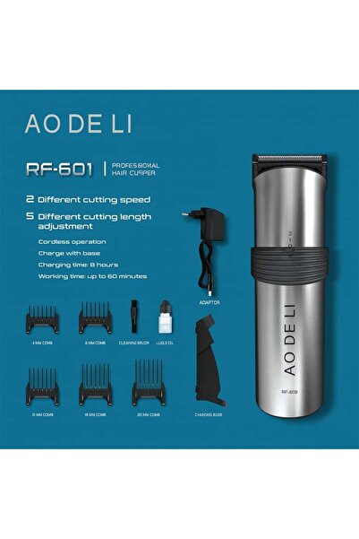 VEYA Professional Rechargeable Hair and Beard Trimmer with Multi-Length Combs and Charging Base Electric Hair Clipper for Men