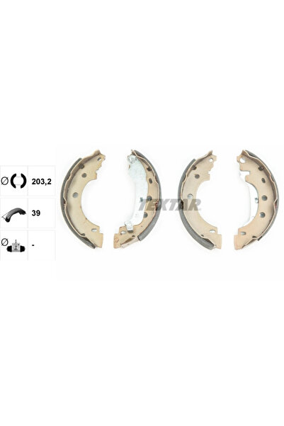 Krieger Set Saboti Frana Dacia Logan Mahindra Renault Logan 1997-2016