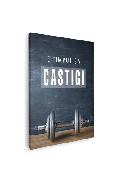 Tablou Canvas Tablou motivational e timpul sa castigi, cod 1495