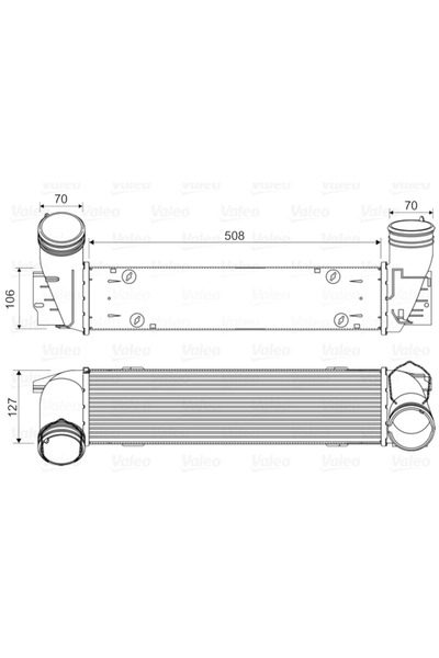 VALEO Intercooler Compresor Bmw 3/X1
