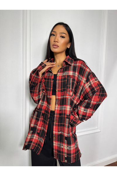 CC STORE Cămașă casual KELLY, cu mâneci lungi, tip oversized