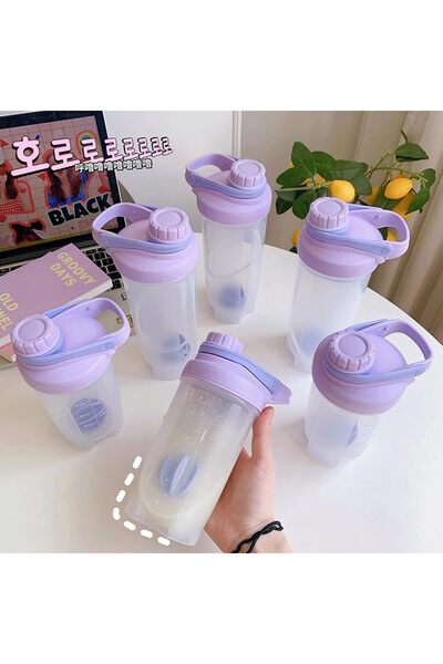 MDK Protein Shaker Bottle,daily School water bottle 600ml Water & Milo Mixer bottle for Gym & Fitness