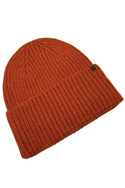 Sofist İstanbul Cinnamon Unisex Beanie Lp Collection Cinnamon Soft Wool Folded Ribbed Knit Beanie