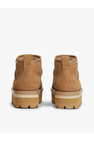 Tommy Hilfiger Tjw Flat Platform Suede Snow Women's White Boots En0En02841Rbh