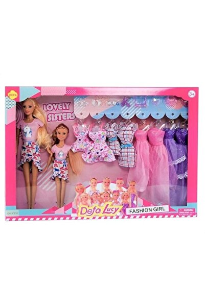 OEM Set 2 păpuși mamă și fiică cu rochițe și accesorii interactive, jucărie i...