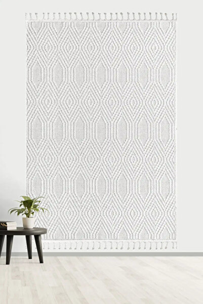 Curl and Sisal Woven Anti Allergic Tassel Modern Machine Rug Living Room Living Room